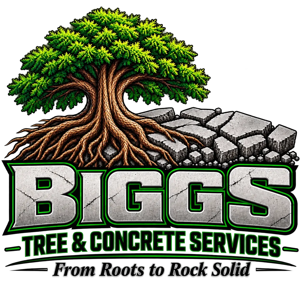 BIGGS Tree and Concrete Services — From Roots to Rock Solid